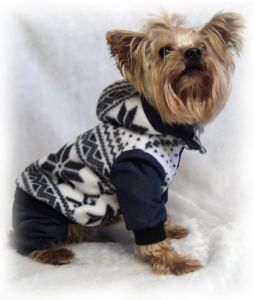 Костюм "Узоры" (синий) ― интернет магазин Dogs-moda.ru  - модная одежда для собак маленьких декоративных пород.