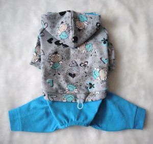 Костюм "Фея" (серый с голубым) ― интернет магазин Dogs-moda.ru  - модная одежда для собак маленьких декоративных пород.